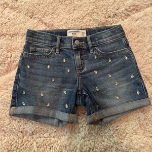 Abercrombie shorts for a girl, size 7/8, with rhinestones